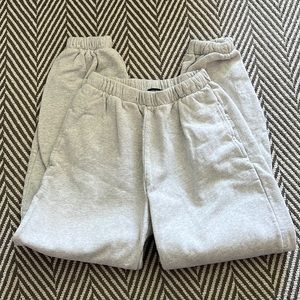 Brandy Melville sweatpants silver grey